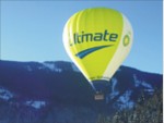 Let balónom v Alpách- prelet Álp